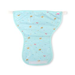 Babyhug Waterproof Nappy with Terry Inner Layer Small Size Set of 3 - Dolphin Print| Reusable| Easy to Clean and Maintain| Adjustable Velcro Closure