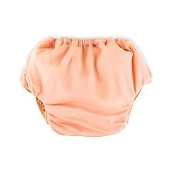 Babyhug Waterproof Pant Style Nappy with Elastic Small Size Set of 3 - Dolphin Print| Reusable| Easy to Clean and Maintain| Leak Proof| Soft Terry Inner Lining
