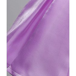 Babyhug Woven Sleeveless Party Dress With Floral Applique - Lavender