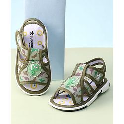 Cute Walk by Babyhug Velcro Closure Sandals with Game Theme Print -  Navy Blue