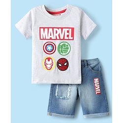 Babyhug Marvel Single Jersey Knit Full Sleeves Cut & Sew Full Sleeves T-Shirts with Spiderman Graphics - Green & Yellow main image 0