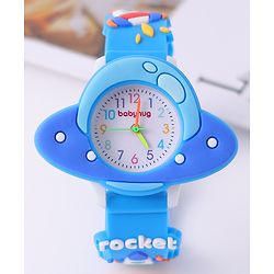 Babyhug Space Theme Designed Analog Watch Free Size - Blue