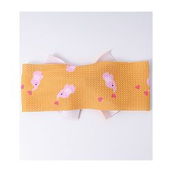 Babyhug Bow Applique Headband- Orange
