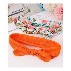 Babyhug Headbands with Knot Detailing Pack of 2 - Multicolor