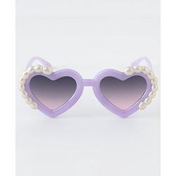 Babyhug Heart Shape Sunglasses - Purple