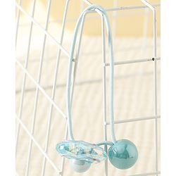 Babyhug Free Size Rubber Band With Heart Applique - Light Blue