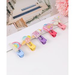 Babyhug Hair Pins And Clips Sequin Detailing Set of 2-  Pink
