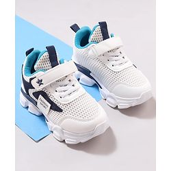 Cute Walk by Babyhug Sneaker with Velcro Closure - Navy Blue