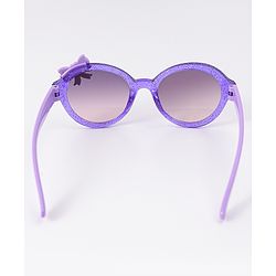 Babyhug Sunglasses With Bow Applique - Purple