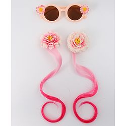 Babyhug Free Size Hair Pins Pack of 6 - Purple & Pink main image 0