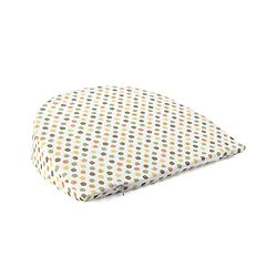 Babyhug Premium Memory Foam Pregnancy Wedge Pillow Polka Dots - Multicolor| 100% Cotton Cover| Soft & Breathable| Belly & Back Support| Compact & Travel Friendly| Healthy Posture
