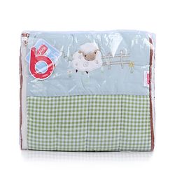 Babyhug Premium Cotton Baby Nest Bag Farm Theme - Yellow & Blue