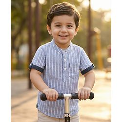 Babyhug 100% Cotton Cap Sleeves Graphics Detailing Tee - White main image 0
