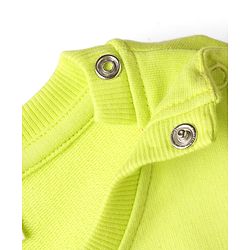 Babyhug Cotton Knit Full Sleeves Butterfly Printed Sweatshirts Pack of 2 - Light Green & Dark Pink
