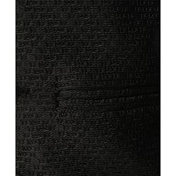 Babyhug Knitted Full Sleeves Textured Party Suit with Waistcoat Shirt Pant & Bow - Black & White