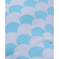 Babyhug 100% Cotton Feeding Pillow Abstract Print - Blue | Fits upto waist size 36 inches