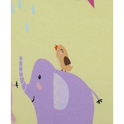 Babyhug 100% Cotton Crib Bedding Set Elephant Print Regular - Multicolor(Cot not Included)| Quilt,Cot Bumper,U Shape Pillow, Crib Sheet, 2 Bolsters| Compact Fold & Storage| Soft & Breathable| Washable