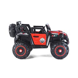 Babyhug Thunder 4X4 Battery Operated Ride On Jumbo Jeep With Music and Lights - Red