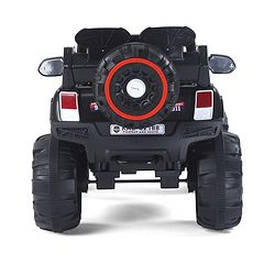 Babyhug Thunder 4X4 Battery Operated Ride On Jumbo Jeep With Music and Lights - Black