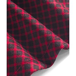 Babyhug Cotton Woven Full Sleeves Frock with Inner T-Shirt & Leggings with Checks Print - Red