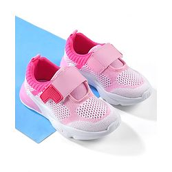 Cute Walk by Babyhug Velcro Closure Sneakers - Pink