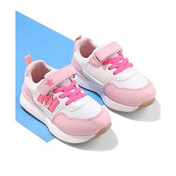 Cute Walk by Babyhug Velcro Closure Sneaker With Lace Detailing - Pink