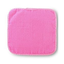 Babyhug Cotton Terry Knit Solid Color Wash Cloths Pack of 6 L 23.5 x B 23 cm - Multicolour