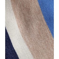 Babyhug Knit Full Sleeves Color Block Pullover Sweater Set - Blue