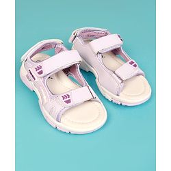 Cute Walk by Babyhug Velcro Closure Sandals With Applique - Purple