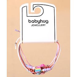 Babyhug Female BFF Free Size Friendship Bands Pack of 5 - Multicolor