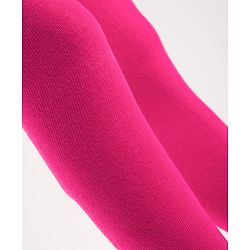 Cutewalk by Babyhug Anti Bacterial Footed Solid Color Tights - Fuschsia