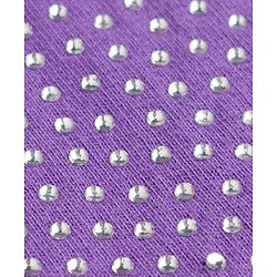 Babyhug Cotton Knit Full Sleeves Hooded Sweatjacket With HD Text Print & Kangaroo Pockets - Purple