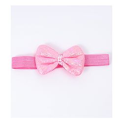 Babyhug Free Size Headbands With Bow Applique Pack Of 4 - Multi Colour