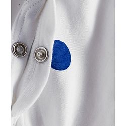 Babyhug Disney Interlock Knit Full Sleeves Sleepsuit With Minnie Mouse Graphics Pack Of 2 - Navy Blue & White