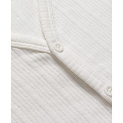 Babyhug Knit Full Sleeves Solid Colour Thermal Inner Wear Set - Off White