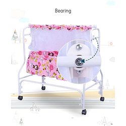 Babyhug Cozy Nest Cradle With Mosquito Net - Pink