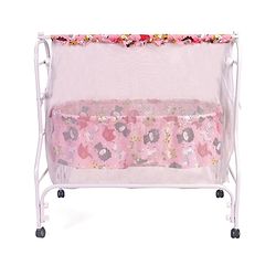 Babyhug Cozy Nest Cradle With Mosquito Net - Pink