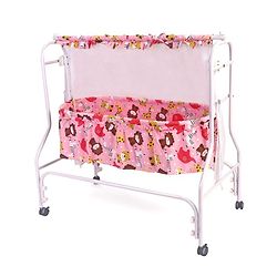 Babyhug Cozy Nest Cradle With Mosquito Net - Pink