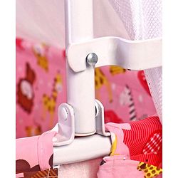 Babyhug Cozy Nest Cradle With Mosquito Net - Pink