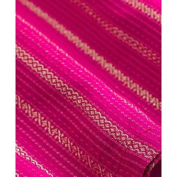 Babyhug Cotton Woven Full Sleeves Kurta Dhoti Set with Dobby Embroidery - Fuchsia