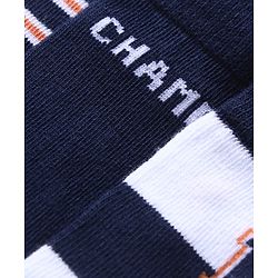 Cute Walk by Babyhug Knit Ankle Length Anti-Bacterical Socks With Stripes & Text Design Pack of 3 - Multicolor