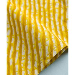 Babyhug Cambric Woven Full Sleeves Striped Kurta Dhoti Set - Yellow