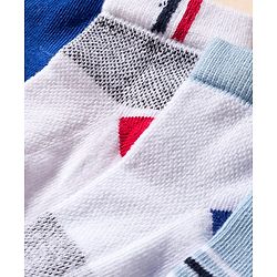 Cutewalk by Babyhug Knit Ankle Length Socks With Stripes Pack Of 5 - Multicolour