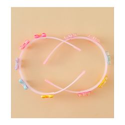 Babyhug Hair Bands with Butterfly & Floral Applique Pack of 2 Free Size - Multicolor