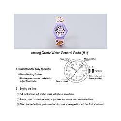 Babyhug Free Size Analog Watch - Pink & White