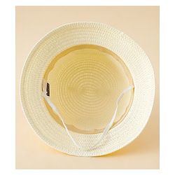 Babyhug Straw Hat With Bunny Embroidery & Ear Applique Pink - Diameter 16 cm