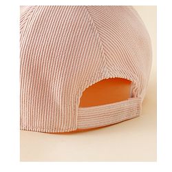 Babyhug Baseball Cap with Bow Applique Light Yellow - Diameter 16 cm