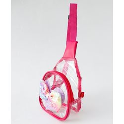 Babyhug Sling Bag with Bow Applique - Purple