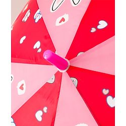 Babyhug Free Size Umbrella with Kitty Print - Pink