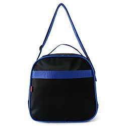 Babyhug Dinosaur Kids Insulated Lunch Box Bag with Adjustable Shoulder Strap & Handle - Blue| Thermal Lunch Carry Bag with Zip Closure for Boys & Girls